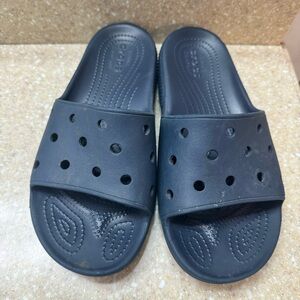 Crocs Classic Slides Women's  Sz 9 men's  7 Black